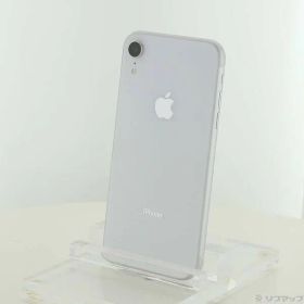 〔中古品〕 iPhoneXR 64GB ホワイト MT032J／A SIMフリー【196】