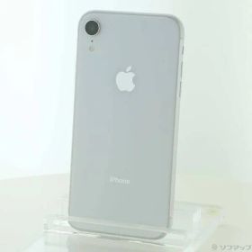 〔中古品〕 iPhoneXR 64GB ホワイト MT032J／A SIMフリー【344】