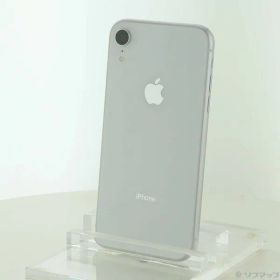 〔中古品〕 iPhoneXR 64GB ホワイト MT032J／A SIMフリー【198】