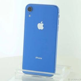 〔中古品〕 iPhoneXR 64GB ブルー MT0E2J／A SIMフリー【344】