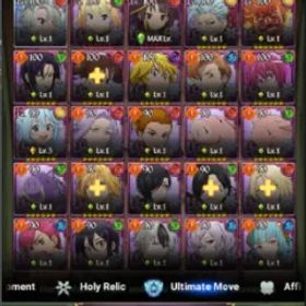 SDS69 | 海外 7DSアカウント |めぐみん 6/6 + 希少 コラボヒーロー