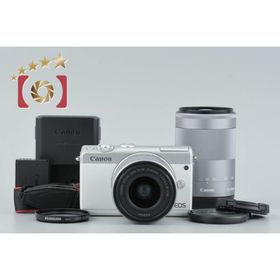 【中古】Canon キヤノン EOS M100 ダブルズームレンズキット ホワイト