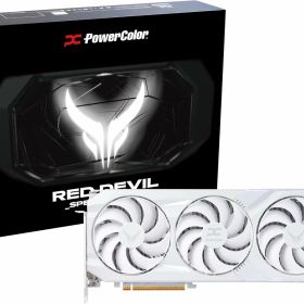 【新品】1週間以内発送【代引き不可】Power Color AMD Radeon RX9070XT 搭載 グラフィックボード GDDR6 16GB Red Devil ホワイトモデル パワーカラー RX9070XT 16G-E/OC/WHITE