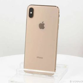 〔中古品〕 iPhoneXS Max 64GB ゴールド MT6T2J／A SIMフリー【198】