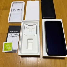 美品 iPhone Xs MAX 256GB スペースグレイ フィルム ケース付