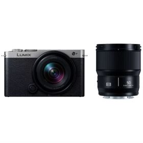 Panasonic（パナソニック） フルサイズミラーレス一眼カメラ ダブルレンズキット LUMIX（ルミックス） S9 DC-S9W-S ダークシルバー