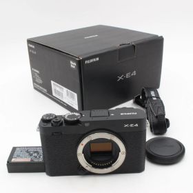 ショット数2598 【極美品】 FUJIFILM 富士フイルム X-E4 ボディ ミラーレス一眼カメラ 元箱付属品付き 91003