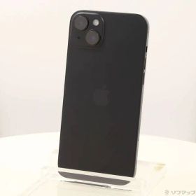 〔中古品〕 iPhone15 Plus 128GB ブラック MU083J／A SIMフリー 〔ネットワーク利用制限▲〕【262】