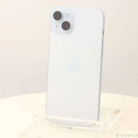 〔中古品〕 iPhone15 Plus 128GB ブルー MU0D3J／A SIMフリー【198】