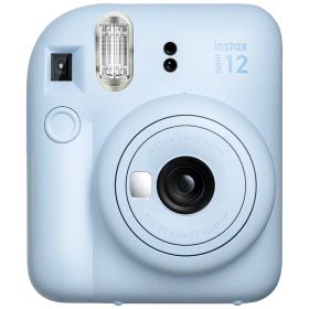 【11月20日24H限定★エントリーで全商品P10倍！】FUJIFILM＜富士フイルム＞ チェキカメラ instax mini12 パステルブルー INSTAX mini12 BLUE インスタントカメラ チェキ カメラ 簡単 明るい レンズ セルフィー 接写 青