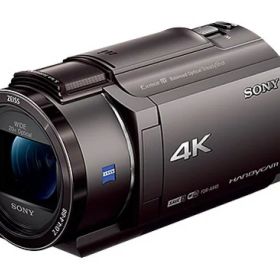 【ポイント10倍】 SONY ビデオカメラ FDR-AX45A (TI) [ブロンズブラウン] [タイプ：ハンディカメラ 画質：4K 撮影時間：160分 本体重量：510g 撮像素子：CMOS 1/2.5型 動画有効画素数：829万画素] 【P10倍】