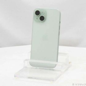 【中古】Apple(アップル) iPhone15 128GB グリーン MTMM3J／A SIMフリー 〔ネットワーク利用制限▲〕 【262-ud】