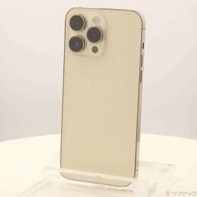 【中古】Apple(アップル) iPhone14 Pro Max 256GB ゴールド MQ9D3J／A SIMフリー 〔ネットワーク利用制限▲〕 【262-ud】