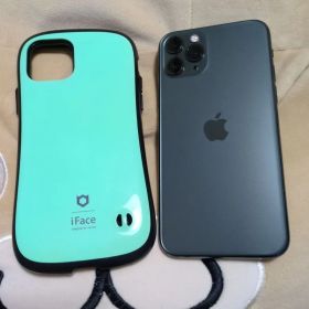 iPhone 11 Pro スペースグレー 本体 + iFaceケース