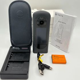 【極上美品】RICOH THETA X オマケ付き リコー シータ 360度カメラ メタリックグレー
