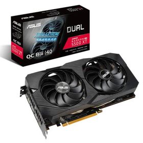 ASUS AMD RX 5500 XT 搭載 デュアルファンモデル 8G DUAL-RX5500XT-O8G-EVO