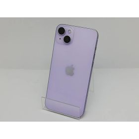 【中古】Apple SoftBank 【SIMフリー】 iPhone 14 Plus 256GB パープル MQ4M3J/A【宇田川】保証期間1ヶ月【ランクC】