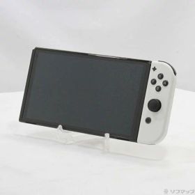 【中古】Nintendo(任天堂) Nintendo Switch 有機ELモデル Joy-Con(L)／(R) ホワイト 【297-ud】