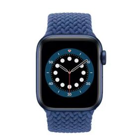 Apple Apple Watch Series6 40mm GPS+Cellularモデル M0DR3J/A+MY702FE/A A2375【ブルーアルミニウムケース/アトランティックブルーブレイデッドソロループ(サイズ5)】 [中古] 【当社3ヶ月間保証】 イオシス