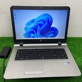 HP Probook 470 G3 i7第6世代 ノートPC i7-6500U HP 17.3 インチ ノートパソコン中古 メモリ16GB SSD240GB カメラ Radeon R7 LAPTOP