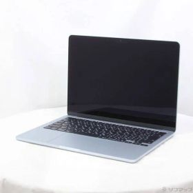 〔中古品〕 MacBook Air 13.6-inch Early-2025 MC6V4J／A Apple M4 10コアCPU_10コアGPU 24GB SSD512GB スカイブルー 〔15.7 Sequoia〕【258】