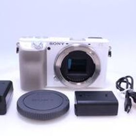 【7,430回】SONY α6100 ボディ ホワイト ILCE-6100 ミラーレス一眼 α6100 ボディ ILCE-6100