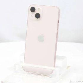 〔中古品〕 iPhone13 128GB ピンク MLNE3J／A SIMフリー 〔ネットワーク利用制限▲〕【262】