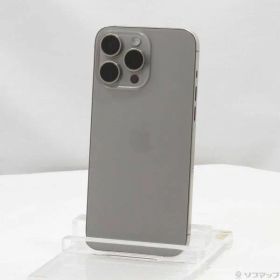 〔中古品〕 iPhone15 Pro Max 256GB ナチュラルチタニウム MU6R3J／A SIMフリー【305】