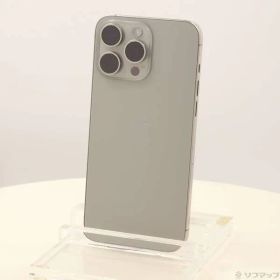 〔中古品〕 iPhone15 Pro Max 256GB ナチュラルチタニウム MU6R3J／A SIMフリー【269】