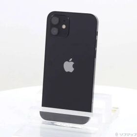 〔中古品〕 iPhone12 64GB ブラック MGHN3J／A SIMフリー【262】