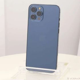 〔中古品〕 iPhone12 Pro Max 128GB パシフィックブルー MGCX3J／A SIMフリー【349】