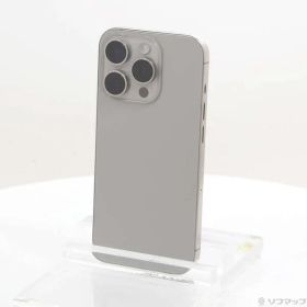〔中古品〕 iPhone15 Pro 128GB ナチュラルチタニウム MTU93J／A SIMフリー【276】