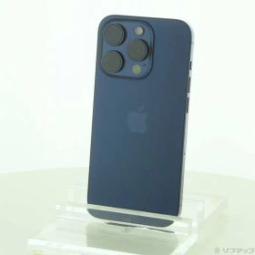 〔中古品〕 iPhone15 Pro 128GB ブルーチタニウム MTUA3J／A SIMフリー【251】