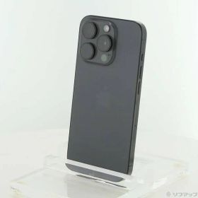 〔中古品〕 iPhone15 Pro 256GB ブラックチタニウム MTUC3J／A SIMフリー【352】