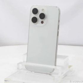 〔中古品〕 iPhone15 Pro 128GB ホワイトチタニウム MTU83J／A SIMフリー【196】