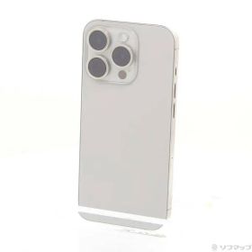 〔中古品〕 iPhone15 Pro 128GB ナチュラルチタニウム MTU93J／A SIMフリー【276】