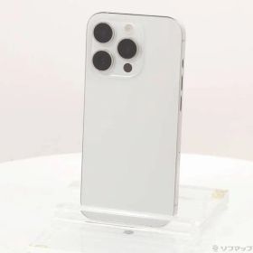 〔中古品〕 iPhone15 Pro 128GB ホワイトチタニウム MTU83J／A SIMフリー【368】