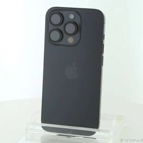 〔中古品〕 iPhone15 Pro 128GB ブラックチタニウム MTU73J／A SIMフリー【344】