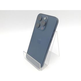 【中古】Apple 国内版 【SIMフリー】 iPhone 15 Pro 128GB ブルーチタニウム MTUA3J/A【ECセンター】保証期間１ヶ月【ランクC】