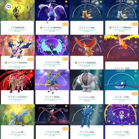 🔰【Lv71黄】色違いレックウザ100MAX＆シャドウルギア100MAX／超豪華伝説784体！ | ポケモンGOのアカウントデータ、RMTの販売・買取一覧