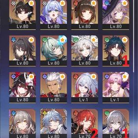 【武器40/80】キャストリス+餅 キュレネ ヒアンシー トリビー マダム・ヘルタ+餅 アナイクス | 崩壊スターレイル(崩スタ)のアカウントデータ、RMTの販売・買取一覧