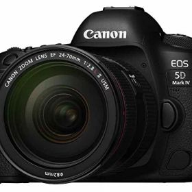 【中古】【非常に良い】Canon デジタル一眼レフカメラ EOS 5D MarkIV レンズキット EF24-70 F2.8L II USM 付属 EOS5DM4-2470LIILK