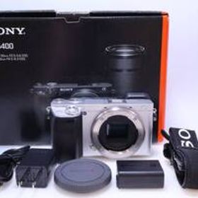 【3,696回】SONY α6400 ボディ シルバー ILCE-6400 S APS-C ミラーレス一眼カメラ