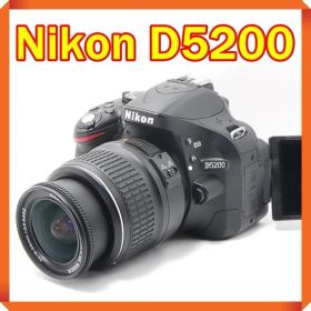 ✨シャッター新品級 Nikon D5200 一眼レフ カメラ スマホ転送