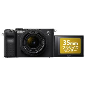 【中古】SONY(ソニー) フルサイズ ミラーレス一眼カメラ α7C ズームレンズキット(同梱レンズ:SEL2860) ブラック ILCE-7CL B