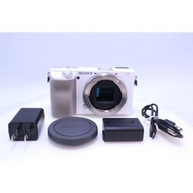 ソニー(SONY)の【7,430回】SONY α6100 ボディ ホワイト ILCE-6100(ミラーレス一眼)