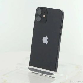 〔中古品〕 iPhone12 mini 64GB ブラック MGA03J／A SIMフリー【262】