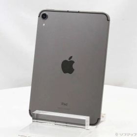 〔中古品〕 iPad mini 第6世代 256GB スペースグレイ MK8F3J／A SIMフリー【348】