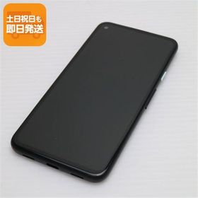 超美品 SIMフリー Google Pixel 4a ブラック スマホ 白ロム 中古 あすつく 土日祝発送OK