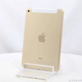 〔中古品〕 iPad mini 4 16GB ゴールド MK712J／A auロック解除SIMフリー【262】